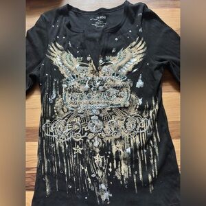 RXB 100% Cotton Decorative Shirt. XL 18” pit to pit. 26” collar to bottom.